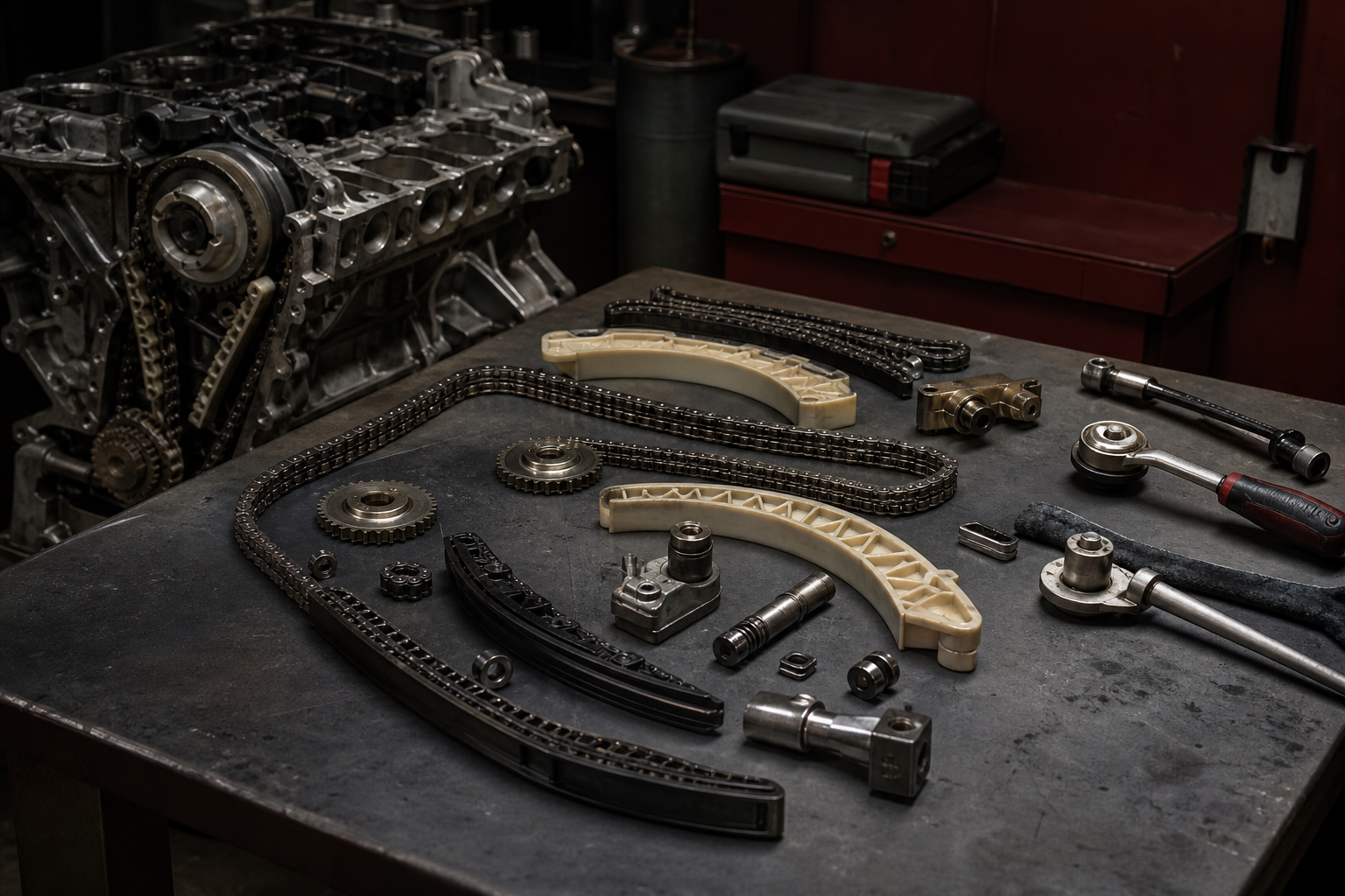 BMW N47 timing chain refresh at engine install